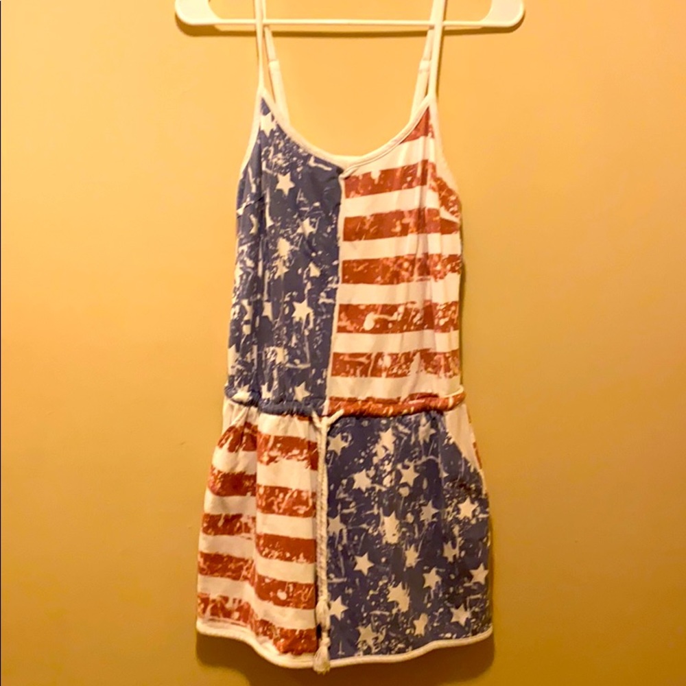 American flag romper
